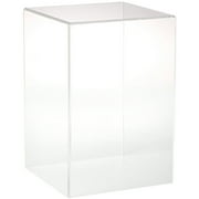 Plymor Clear Acrylic Display Case with No Base, 8" W x 8" D x 12" H