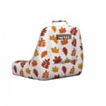 thumbnail image 2 of Burnt Orange Reading Pillow Cover, Various Fall Tree Leaf Sketches Repetition on Plain Backdrop, Unstuffed Printed Bed Rest Case from Soft Fabric, XL Size, Burnt Orange Paprika, by Ambesonne, 2 of 4