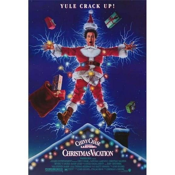 Pop Culture Graphics MOVAF8156 National Lampoons Christmas Vacation Movie Poster Print, 27 x 40