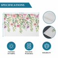 thumbnail image 6 of Pink Green Spring Placemats Set of 8, Floral Eucalyptus Leaves Watercolor Plant Placemats for Dining Table, Place Mats for Kitchen Tabletop, Waterproof Wipeable Dining Table Mats Set, 6 of 9
