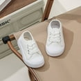 thumbnail image 5 of Gyexs Little Girl Sneakers Barefoot Toddler Shoes Comfortable Toddler on Shoes Sportswear Kids Fashion Sneakers White, 5 of 5