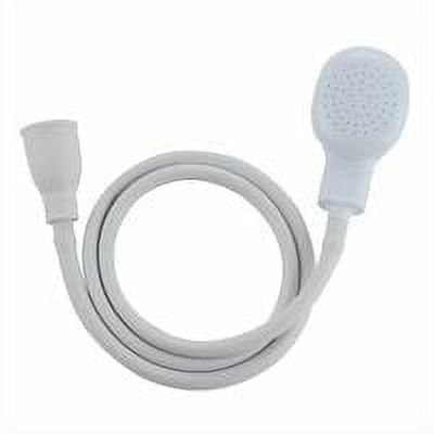 Grifo de ducha mezclador de plástico, manguera de ducha universal Adaptab en el grifo, ducha de mano para peluquería en el hogar, baño de bebé, mascotas, inodoro (3.3 ft/39,37 pulgadas) Cis