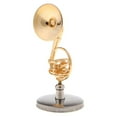 thumbnail image 1 of Miniatura de Sousaphone Mini Instrumento Musical Sousaphone Modelo de Latón 4.5 cm 1.77 pulgadas Gloria Miniatura de sousaphone de madera, 1 of 9