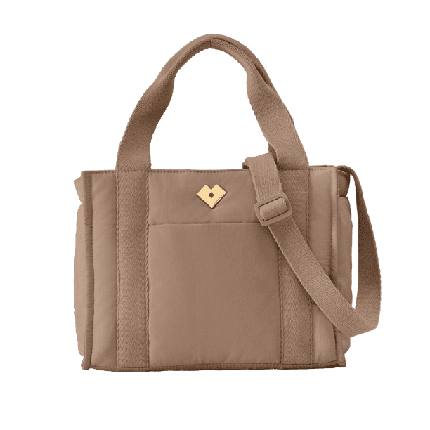 Bolsa Mujer tipo Tote Bag y Crossbody, LuckyLy Ligera con Múltiples Compartimentos y Repelente al Agua, Bolso de Viaje y Bandolera Cruzada, Ideal como Regalos para Mujer Originales – beige UNITALLA