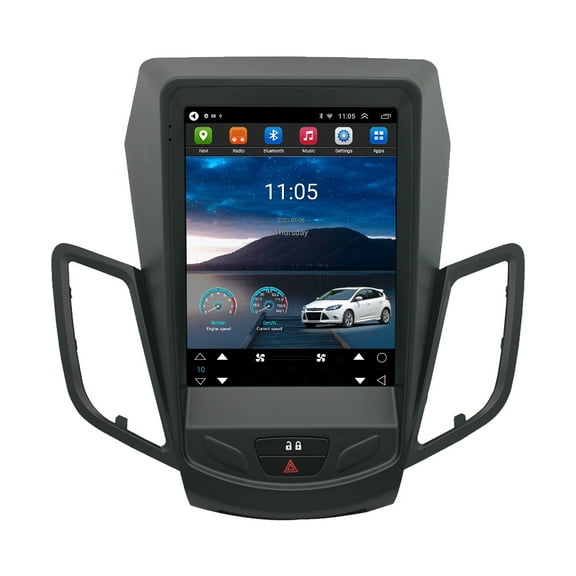 SNATEEN 9.7 inch Touch Screen Car Radio for Ford Fiesta 2009-2017 GPS Navigation Multimedia Video DVD Carplay Stereo Receiver Head Unit