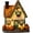 Beige, variant on Vintage Light-Up Pumpkins Cottage, Halloween Lighted Manor Figurine, Halloween Decor Indoor, Pumpkins Fall Decor Spooky Table Decoration, Village House Block Fireplace Kitchen Tabletop