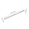 thumbnail image 2 of AURARMLET Cuticle Cleaner Tool Steel Strip Stainless Steel Silver 1Pack, 2 of 8