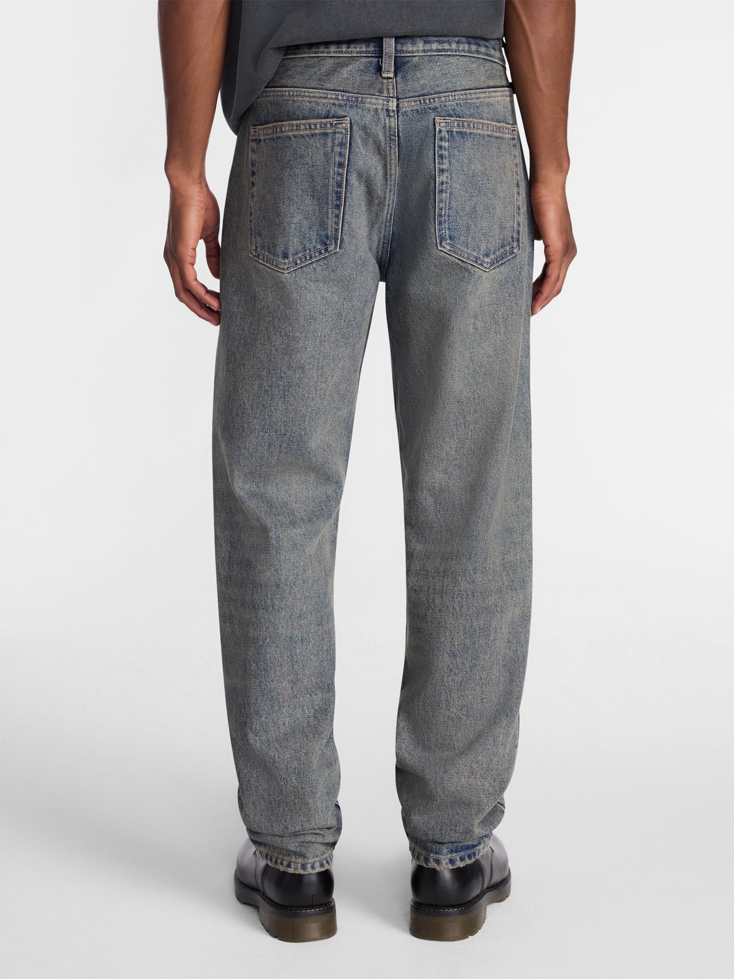 No Boundaries Vintage Straight Fit Cotton Jeans, Men's Waist Sizes 28x30-40x32