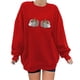 thumbnail image 1 of Blusa holgada de manga larga con estampado de Acción de Gracias a la moda para mujer, suéter informal con cuello redondo, Tops, sudadera Fridja fjkfkj6509, 1 of 4