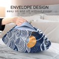 thumbnail image 4 of Yayeee Pillowcase Standard Size Set of 2 Satin Wrinkle Resistant Envelope Pillow Case, Blue Night Sky, 4 of 8
