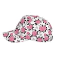 thumbnail image 5 of Balery Baseball Cap Adjustable Size for Running Workouts and Outdoor Activities All Seasons Dad Hat(Rose Flowers), 5 of 9