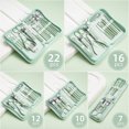 thumbnail image 5 of New Nail Clipper Set Wholesale Stainless Steel Beauty Set Zipper Bag Manicure Knife Clipper Nail Nail Tools Christmas Gift (Green 10 pcs set), 5 of 7