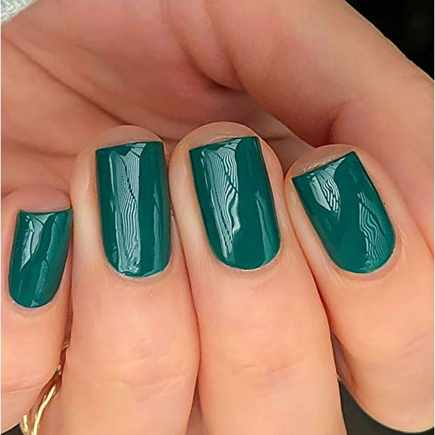 Featured image of post Steps to Prepare Emerald Green Dark Green Gel Nails