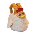 thumbnail image 4 of Monedero de pollo para fiesta con asa superior, exclusivo estuche de maquillaje de peluche de animal, bolso de pollo, 4 of 8