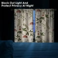 thumbnail image 3 of Farmhouse Kitchen Curtains 36 Inch Length Mushrooms Window Curtains Over Sink Set of 2, Berries and Leaves Short Tier Curtain for Kitchen, Vintage Small Kitchen Decor, 3 of 6