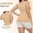 thumbnail image 4 of FITVALEN Women's Camisole with Built in Bra Shapewear Tank Top Cami Slimming Compression Undershirt, 4 of 6