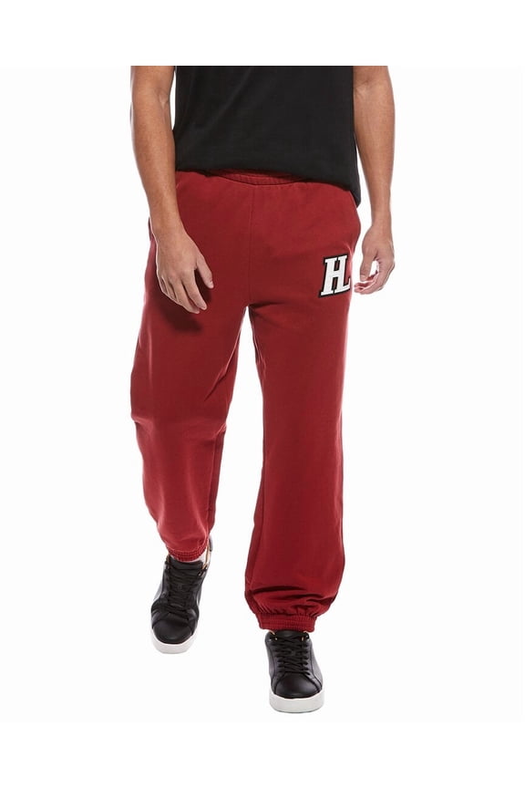 mens  Prep Jogger, l, Red