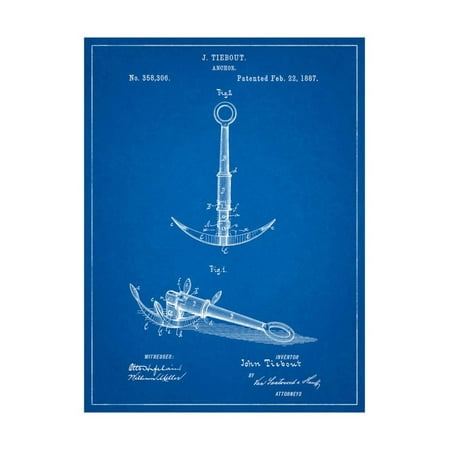 - Folding Grapnel Anchor Patent Print Wall Art By Cole Borders
