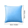 thumbnail image 3 of Outdoor Waterproof Pillow Cover | Modern Solid Color Cushion & Backrest Protector | Weather-Resistant for Patio, Garden, Pool & Camping | 1 Piece, 3 of 7