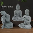 thumbnail image 3 of Pequeña Estatua De Buda De Piedra Arenisca Verde, Figura Decorativa Adecuada Para Oficina, Sala De Meditación, Pecera, 3 of 7