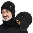 thumbnail image 4 of Men's Winter Knitted Warm Hats Soft Stretch Ear Protection Thickened Knitted Wool Cap Beanie Suitable For Cold Weather Gray, 4 of 6