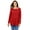 Classic Red, variant on Plus Size Perfect Long-Sleeve Square-Neck Tee