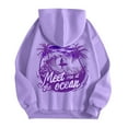 thumbnail image 5 of vigerakr Oversized Graphic Hoodies for Women Trendy Fashion Preppy Sweatshirt Long Sleeve Y2K Tops with Pockets (Purple, XXL), 5 of 6