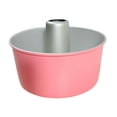 thumbnail image 1 of Molde para pastel Angel Food, redondo, antiadherente, con base desmontable y hueco. Rosa, 1 of 9