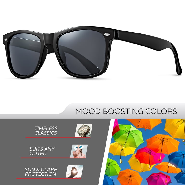 Retro Rewind Polarized Vintage Sunglasses, UV400 Protection photo 6