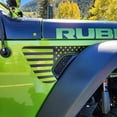 thumbnail image 4 of American Flag Side Fender Vent Decal for Jeep Wrangler JL JLU 2018-2026 & Gladiator JT 2020-2026, Precut Matte Black Vinyl Sticker, 4 of 5