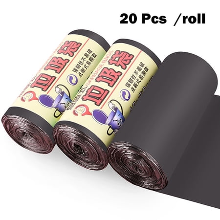 1Roll /20pcs Mini Disposable Plastic Small Garbage Bag Trash Bags Household