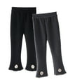 thumbnail image 4 of Esaierr Kids Baby Girls Flare Pants Fall Winter Soft Flare Leggings 1-9 Years Old Toddler Thickened Bottoms Solid Colors Trousers Versatile Warm Casual Pants, 4 of 6