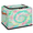 Multicolor 3, variant on CURLYOOT Unicorn Castle Rainbow Storage Bin With Zipper Lid, Foldable Clothes Organizer Lidded Storage Baskets, Rectangular Box Closet Shelf Organizer