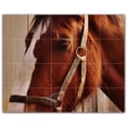 thumbnail image 1 of Picture-Tiles.com: Horse Ceramic Tile Wall Mural WAL500766-54M. 30"W x 24"H using (20) 6" x 6" Ceramic Tiles-Satin Finish, 1 of 3