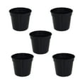 thumbnail image 1 of 10PCS Black Plastic Succulent Pot Thickening Basin Succulent Bulb Deepen Scrub Flower Round Pot Garden Accessories, 1 of 5