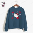 thumbnail image 3 of Sudadera con capucha de moda para mujer, ropa de calle, sudadera de otoño e invierno de manga larga, suéter con capucha Harajuku, sudadera de dibujos animados de HELLO KITTY para mujer, 3 of 5