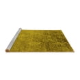 thumbnail image 2 of Ahgly Company Machine Washable Indoor Rectangle Oriental Yellow Industrial Area Rugs, 2' x 3', 2 of 4