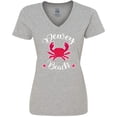 thumbnail image 3 of Inktastic Dewey Beach Delaware Women's V-Neck T-Shirt, 3 of 5