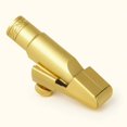 thumbnail image 4 of Boquilla De Saxofón De Latón Dorado, Fácil De Tocar, Kit De Boquilla Para Saxofón Soprano, Sonido Nítido, Saxofón Soprano En Si Bemol Para Principiantes, Estudiantes Y Práctica. 8, 4 of 9