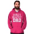 thumbnail image 3 of Father's Day World's Greatest Dad Hoodie Hooded Sweatshirt Men Brisco Brands S, 3 of 6