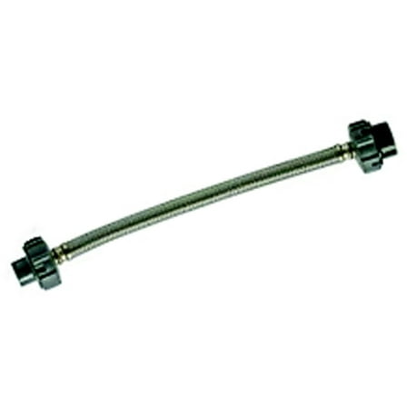 Fluidmaster PRO4F12CS Click-Seal Braided Stainless Steel 12-Inch Faucet Supply Line