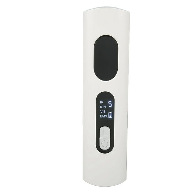Peine Para El Crecimiento Del Cabello, Peine Eléctrico Blanco Para El Crecimiento Del Cabello, 12 Piezas De Chips Ligeros, 5 Engranajes, Aplicador De Vibración Para El Cuero Cabelludo, Peine De Masaje