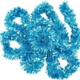 thumbnail image 6 of 16.4FT Light Blue Christmas Tinsel Garland, Metallic Twist Shiny Garland for Xmas Tree, Fireplace, Stairs, Party Decorations, Holiday Indoor Outdoor Ornament, Glitter Garland for Winter Decor, 6 of 9