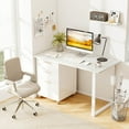 thumbnail image 2 of Costway 48" x 24" Universal Tabletop for Standard & Standing Desk Frame Natural, 2 of 10