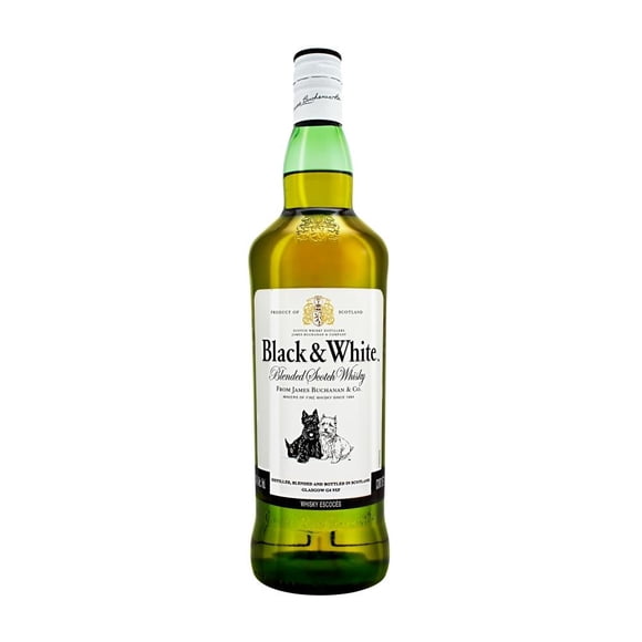 Whisky Black & White Blended Scotch 1 l