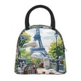 thumbnail image 1 of Fotbe Parisian Cafe With Eiffel Bolsa de Almuerzo con Estampado, Lonchera Aislada, Contenedor de Comida Reutilizable Tipo Cooler a Prueba de Fugas, 1 of 6