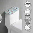 thumbnail image 3 of ZIATUBLE Christmas Dachshund Toilet Water Tank Cover Washable Toilet Tank Cover Lid Standard Toilet Tank Cover Easy to Clean Toilet Protector Dust Cover Lid Cover Home Decor, 3 of 5