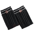 thumbnail image 2 of Wosthever Puños para botas, fácil de combinar, estirable, moldeador de moda, manga de pantorrilla, calentador de piernas cómodo, calcetín grueso Suministros térmicos Negro Wosthever HA059254-01, 2 of 6