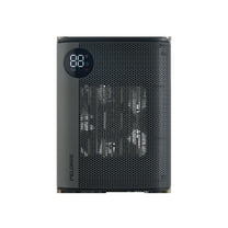 Pelonis PSHC09D2SB Desktop Digital Ceramic Heater with Digital Thermostat and Remote Control, Black
