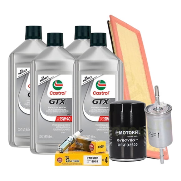 Kit Afinacion Ford Fiesta 2003-2010 1.6 Castrol Bplatino